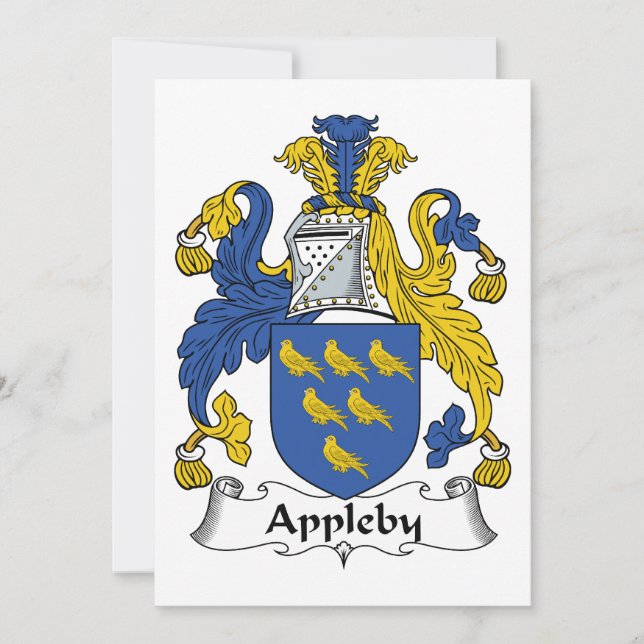 Appleby Family Crest (Devant)