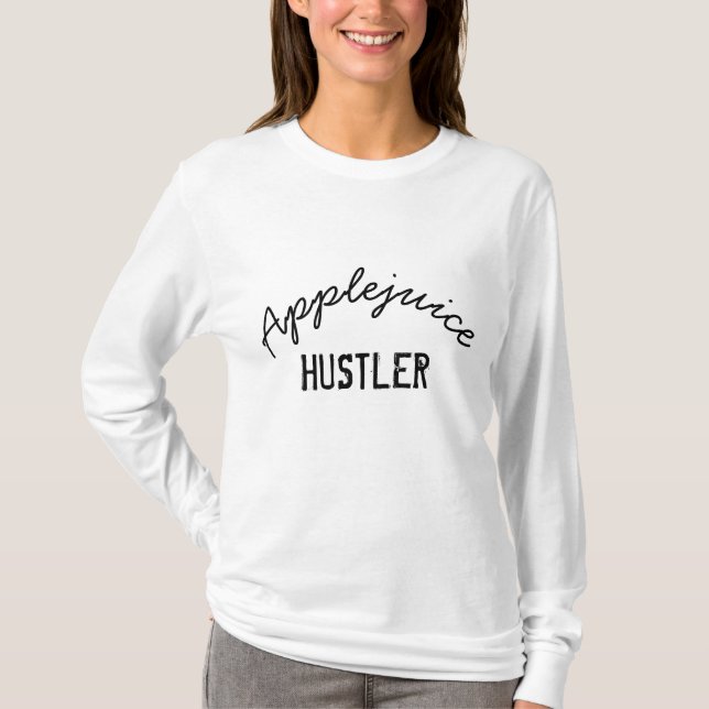Applejus Hustler vie maman T-Shirt (Devant)