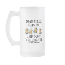 Apporte-Moi des Mugs Mug en Verre Dépoli