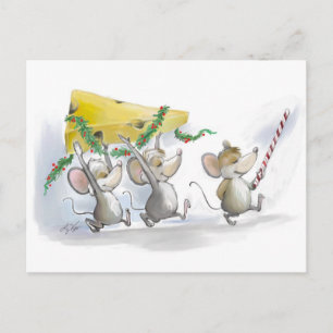 Apporter Dans La Carte Postale Du Fromage De Noël