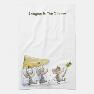 Apporter Dans Le Fromage (avec Oliviers) Serviette