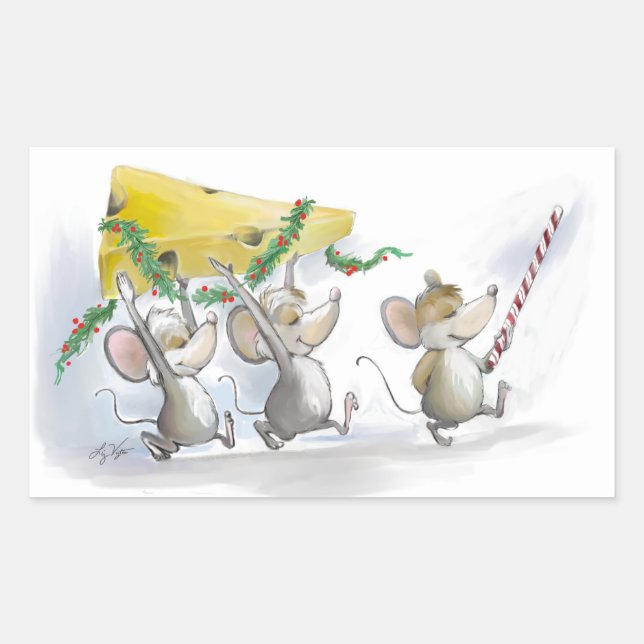 Apporter Des Stickers De Noël Au Fromage (Devant)