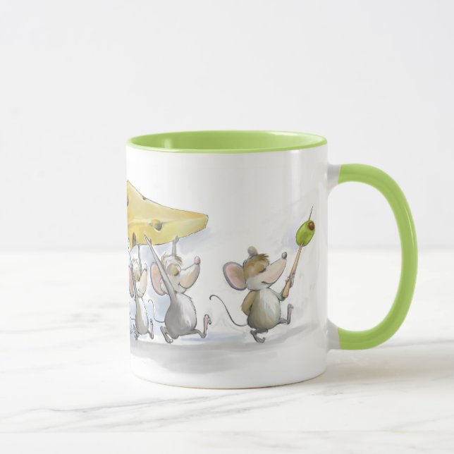 Apporter la tasse de fromage (avec des olives) (Droite)