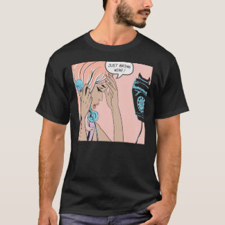 Apportez juste un T-shirt classique au vin