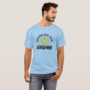 Apportez Le Design Sunshine - T-Shirt Sombre De Ba