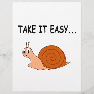 Apportez-le facilement mignon escargot de dessin