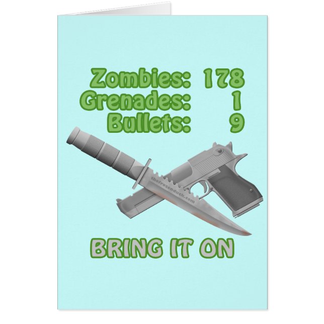 Apportez sur les zombis (Devant)