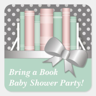 Apportez un Baby shower de livre Stickers