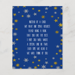 Apportez un livre Baby shower Little Star