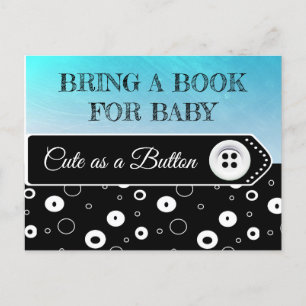 Apportez un livre pour la carte Baby shower bébé