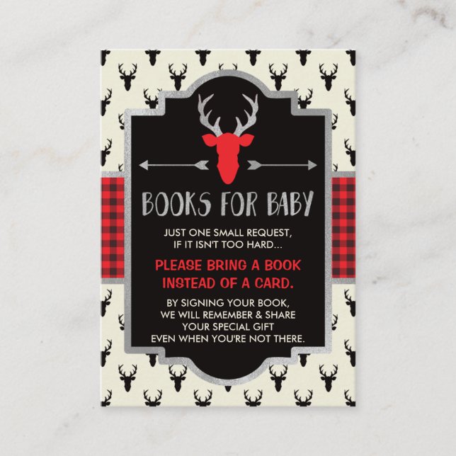 Apportez Une Carte De Livre, Buffalo Plaid, Baby s (Devant)