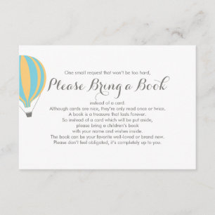 Apportez une carte d'insertion de ballons à air ch