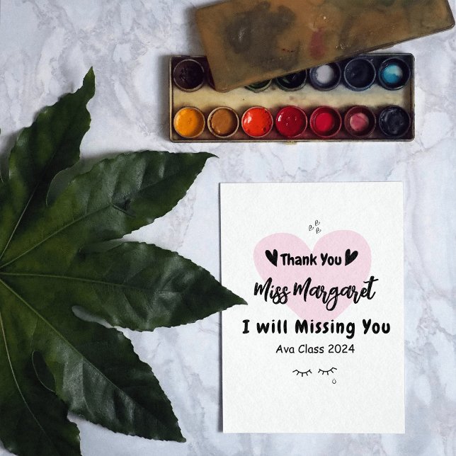 Appréciation de l'enseignant Merci École sur mesur (Créateur téléchargé)