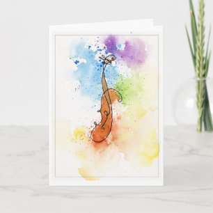 Appréciation des instruments à cordes - Carte vier