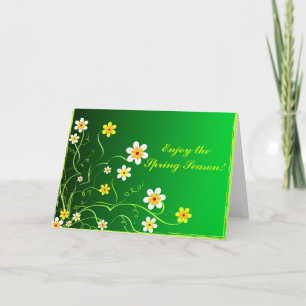 Appréciez le printemps ! - Carte