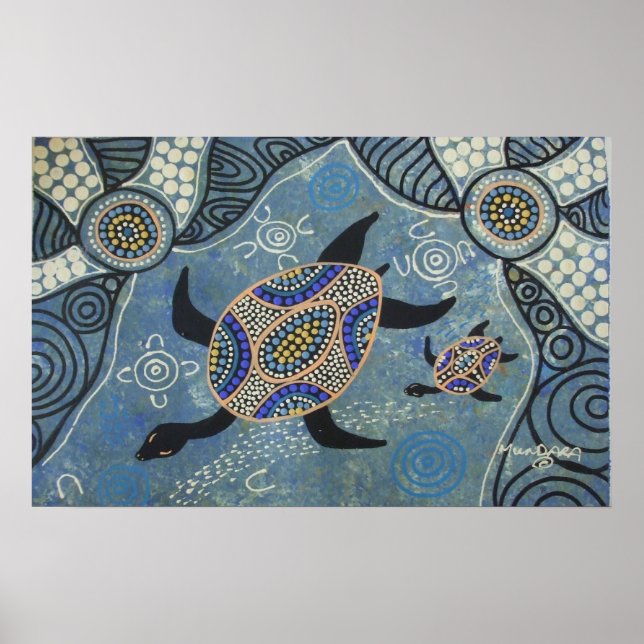 Apprendre à nager Poster de Mundara (Devant)