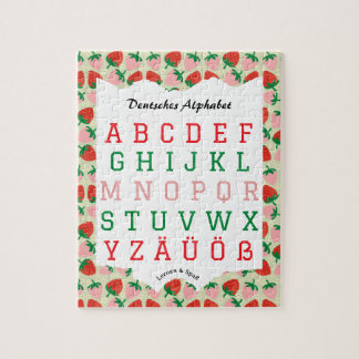 Apprendre l'alphabet allemand & puzzle amusant