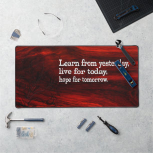 "Apprendre, vivre, espérer" Citation inspirante
