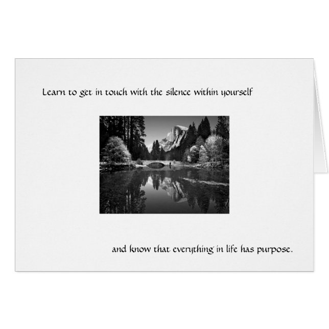 Apprenez à contacter le silence… (Devant Horizontal)