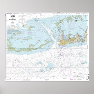 Approche de Key West Poster