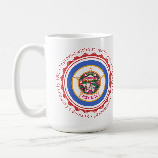 Approuvé sans vérification – Tasse Minnesota (Gauche)