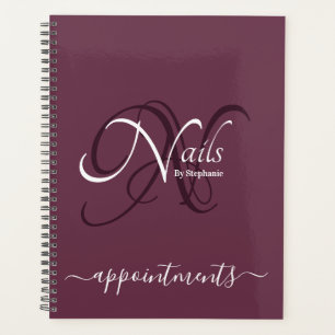 Appt De L'Artiste De Clou De Monogramme De Plum Pr