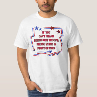 Appui patriotique notre T-shirt de troupes