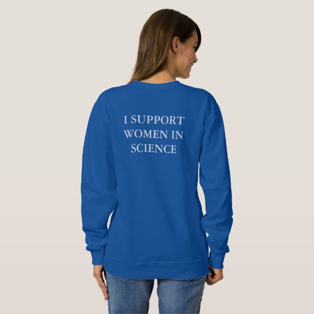 Appuyer les femmes en Sweatshirt scientifique (Dos entier)