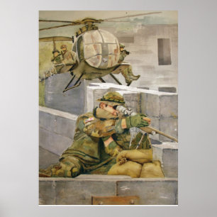 Appuyer nos troupes Poster militaire Forces spécia