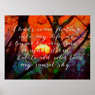 Après la pluie Citations Poster Inspirational