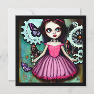 Après la pluie Robe Rose Robe Pop Surréalisme fill