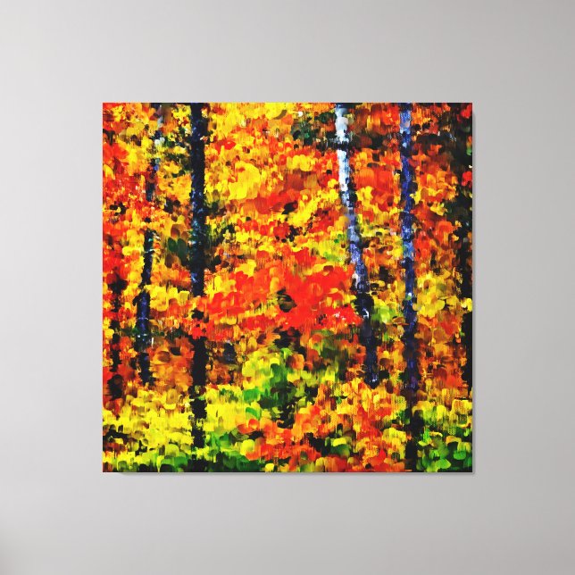 Après-midi d'automne #2 - Peinture Art Toile envel (Recto)