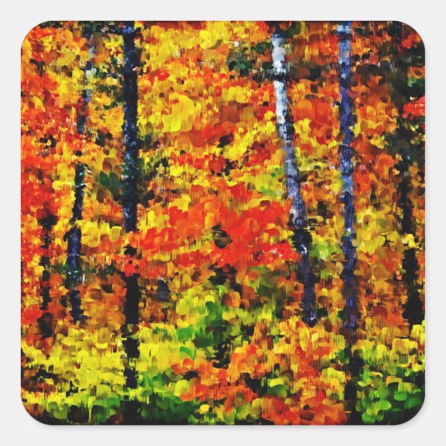 Après-midi d'automne #2 - Stickers d'art de la pei (Devant)