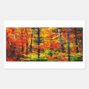 Après-midi d'automne - autocollants d'art de