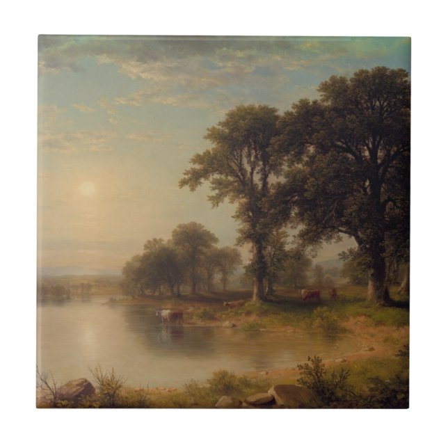 Après-midi d'été (1865) - Carreau de céramique (Devant)