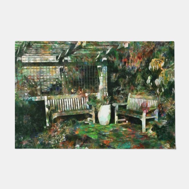 Après-midi sur le tapis de porte du Patio (Devant)