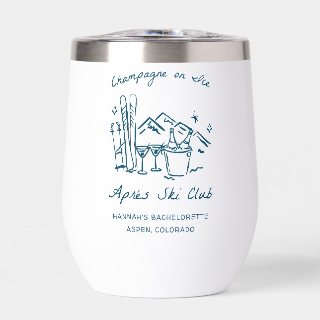 Après Ski Champagne sur glace Fête de Bach en hive (Avant)