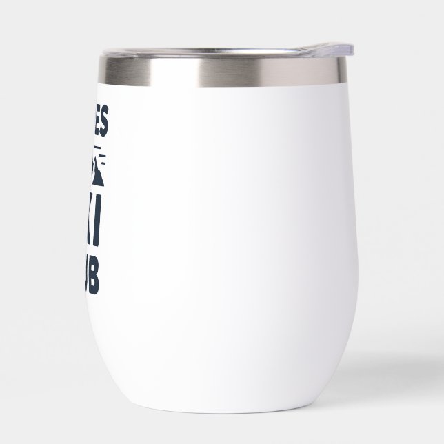 Apres Ski Club Mountain Logo - Custom Mens Winter  (Gauche)