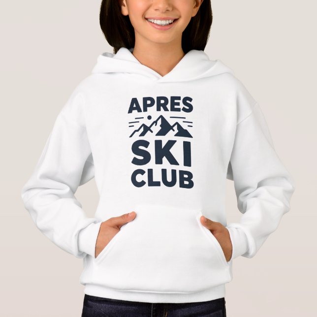Apres Ski Club Mountain Logo - Custom Mens Winter  (Devant)