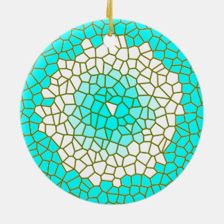 Aqua Blanc Conception en verre de verre> Ornements