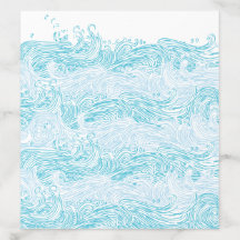 Aqua Blue Ocean Waves do-it-yourself Beach Wedding