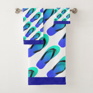 Aqua + Blue  Tongs de Flip