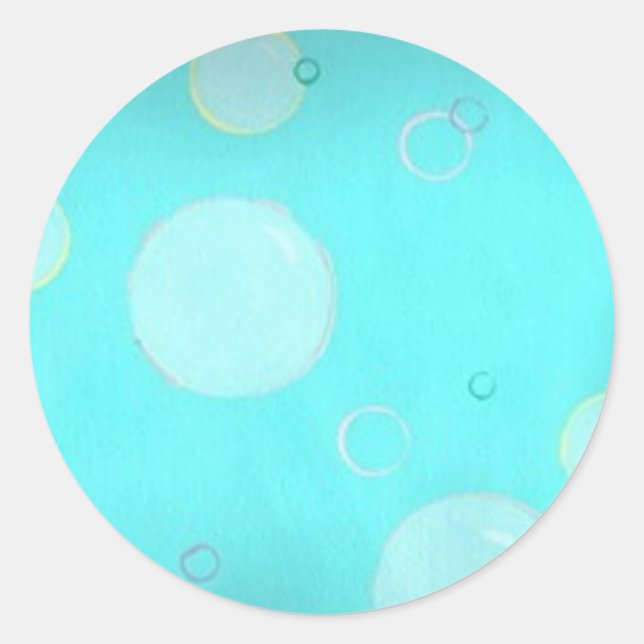 Aqua Cercles flottants et autocollants de bulles (Devant)
