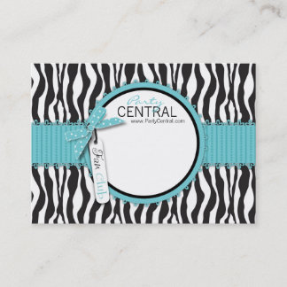 Aqua chic de FC de carte de visite de boutique