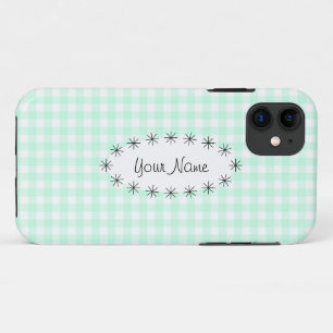Aqua En vichy Vérifier étoile ovale "Nom coque iph