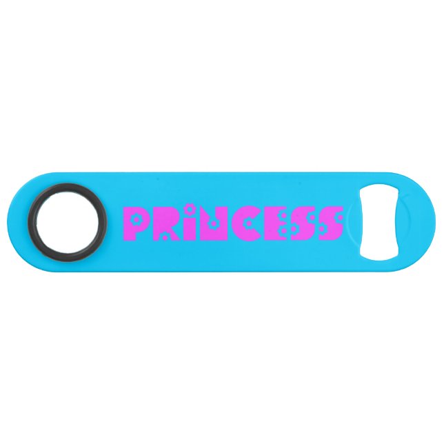 Aqua et rose chaud Princesse (Devant (Horizontal))