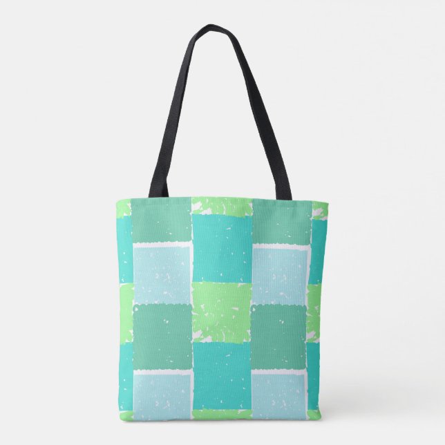 Aqua Green Mint couleurs motif Sac (Dos)