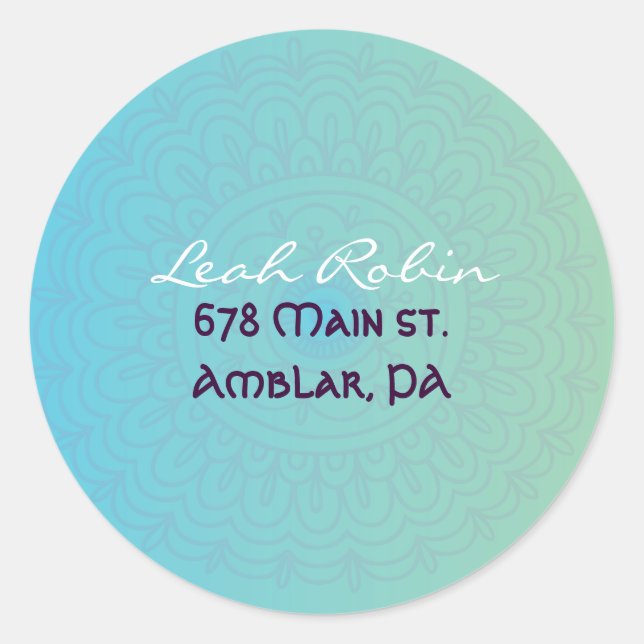 Aqua HEMSA MAIN Sticker Bat mitzvah de DIEU (Devant)