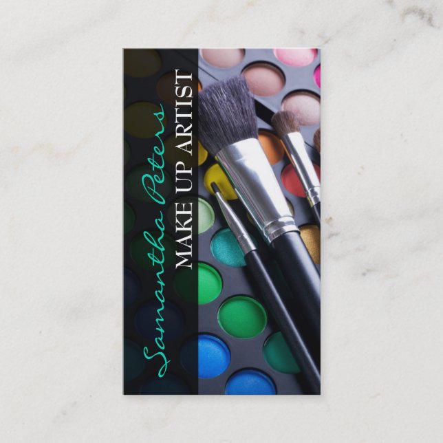 Aqua Make Up Artiste Palette Carte de visite (Devant)