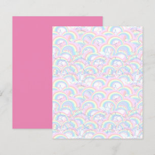 Aqua Rainbows rose-jaune Étoiles Papier à scandale
